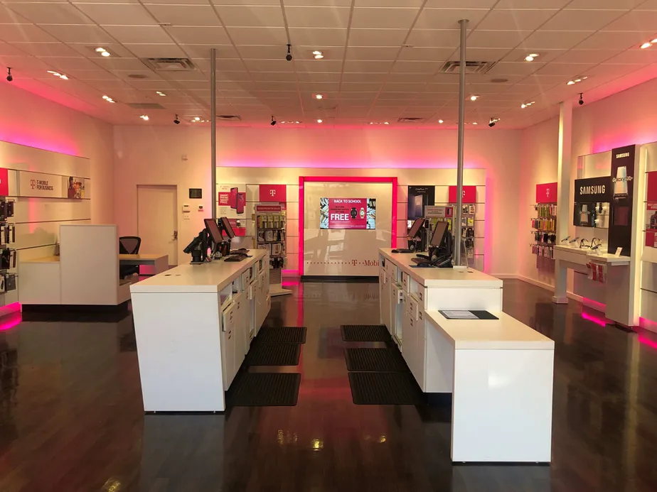 Interior photo of T-Mobile Store at E Hopkins St & N I-35, San Marcos, TX