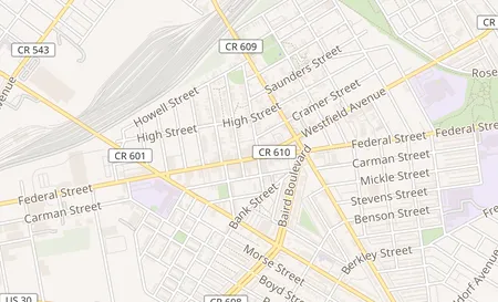 map of 2511 Federal Street Camden, NJ 08105