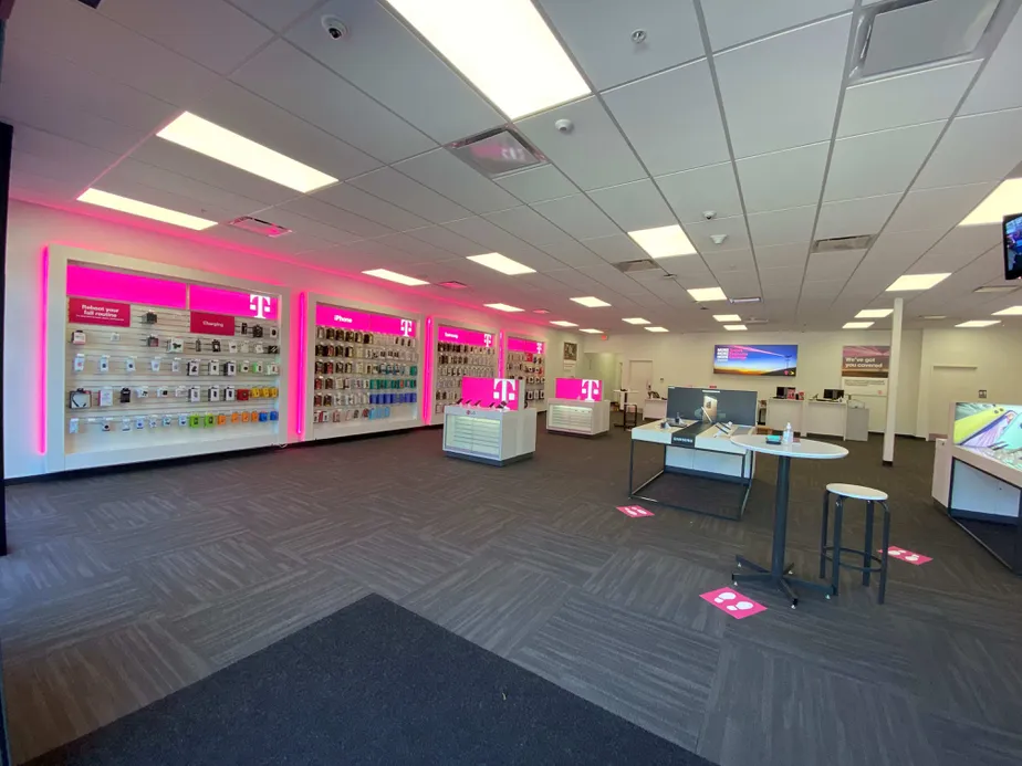 Interior photo of T-Mobile Store at S University Dr & Stirling Rd, Davie, FL