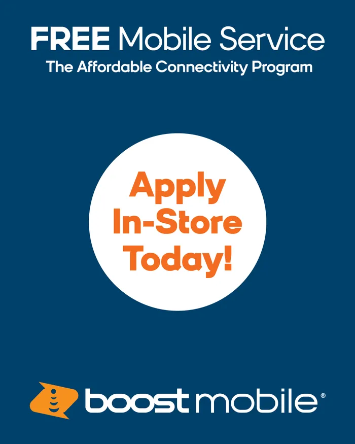 The Affordable Connectivity Program (ACP) is available at a Boost Store near you.