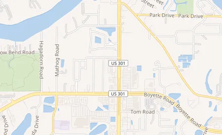 map of 9421 US 301 Riverview, FL 33578