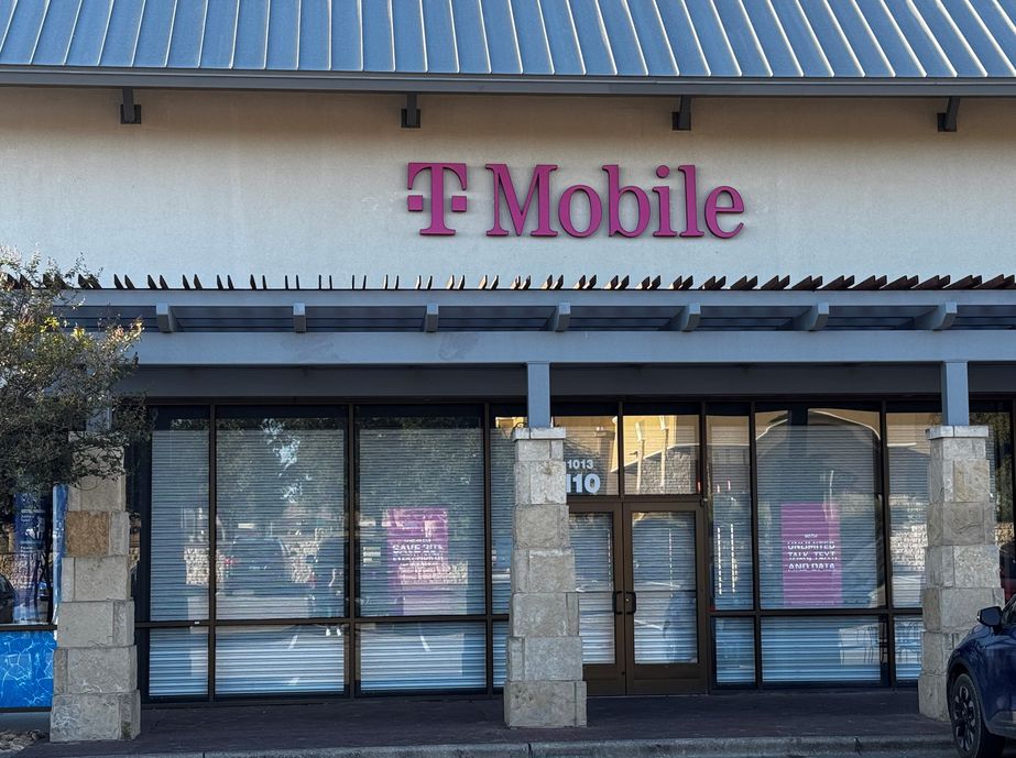  Exterior photo of T-Mobile Store at Wolf Ranch Town Center, Georgetown, TX 