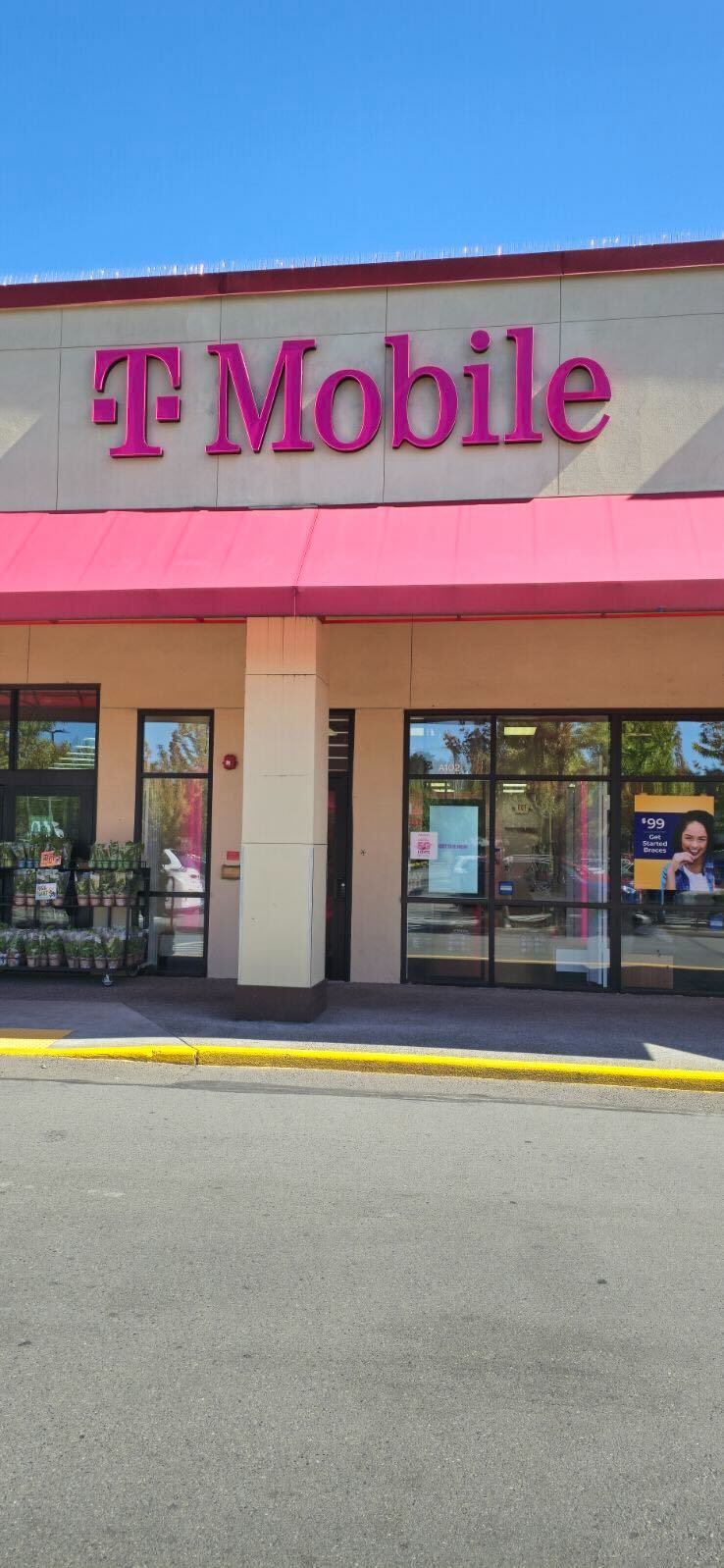 Exterior photo of T-Mobile Store at Black Lake & Cooper Point, Olympia, WA