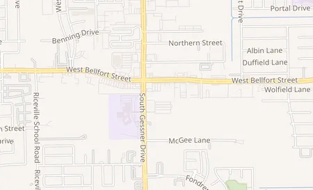 map of 8541 W. Bellfort St K Houston, TX 77071