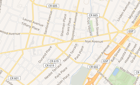 map of 1179 Springfield Ave Irvington, NJ 07111