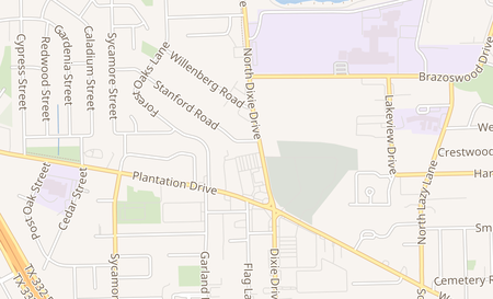 map of 452 Plantation Dr. Lake Jackson, TX 77566