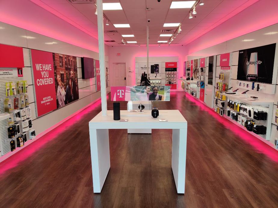Interior photo of T-Mobile Store at Wilkinson Blvd & Main St, Belmont, NC