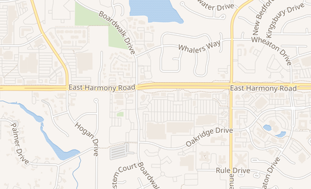 map of 731 East Harmony Rd, #200 Fort Collins, CO 80525