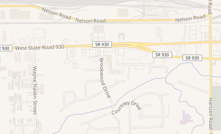 map of 5040 E 16th St Indianapolis, IN 46201