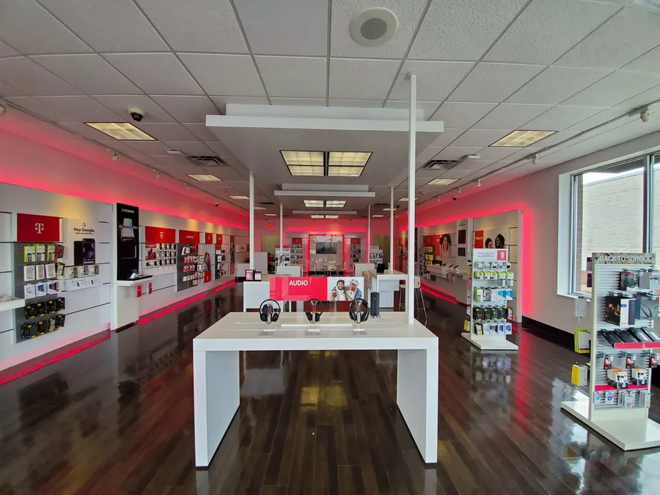 Interior photo of T-Mobile Store at Peach St & Keystone Dr, Erie, PA