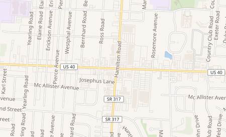 map of 4537 E Main St. Whitehall, OH 43213