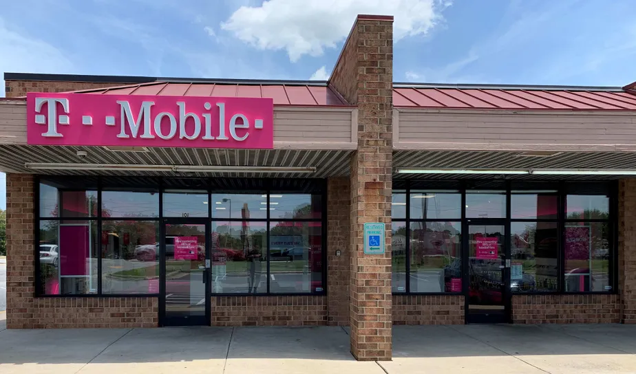 Exterior photo of T-Mobile store at S Main St & E Fairfield Rd 2, High Point, NC