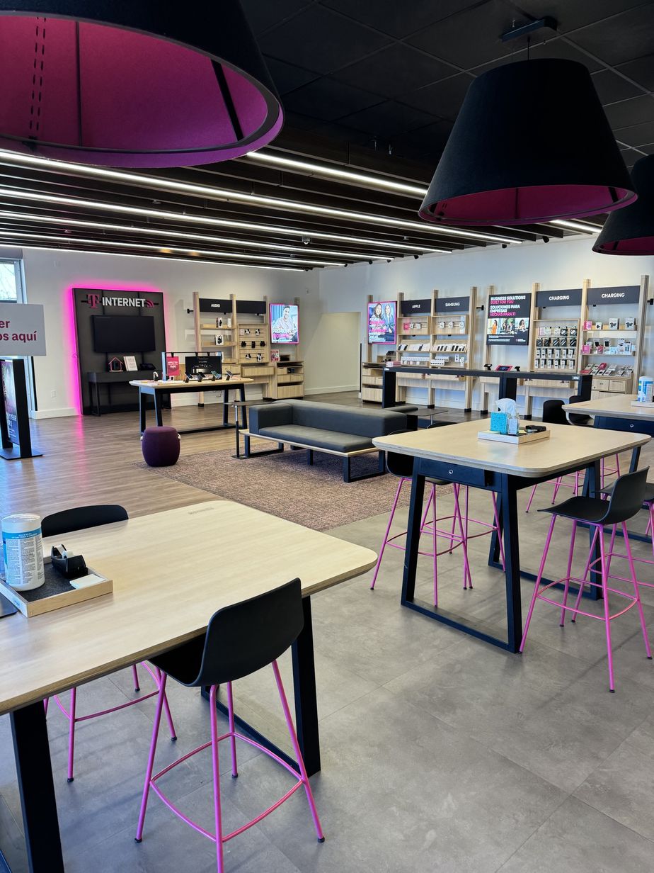 Interior photo of T-Mobile Store at The Shops at Northfield, Denver, CO