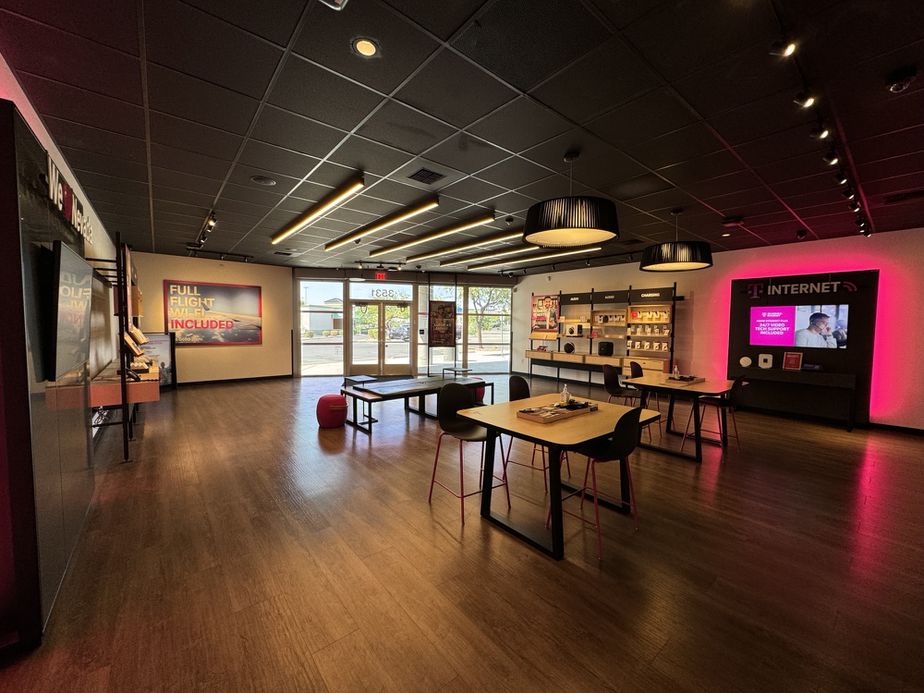 Interior photo of T-Mobile Store at Rainbow & Spring Mountain, Las Vegas, NV