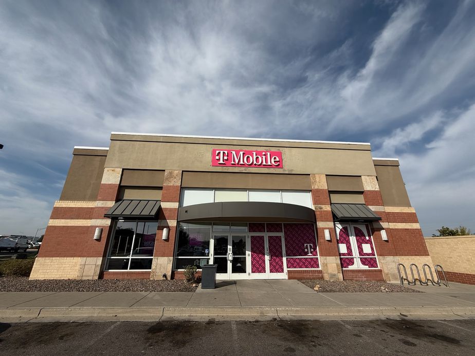 Exterior photo of T-Mobile Store at 38th & Quebec, Denver, CO