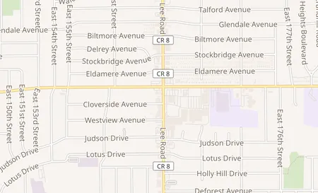 map of 4064 Lee Rd. Cleveland, OH 44128