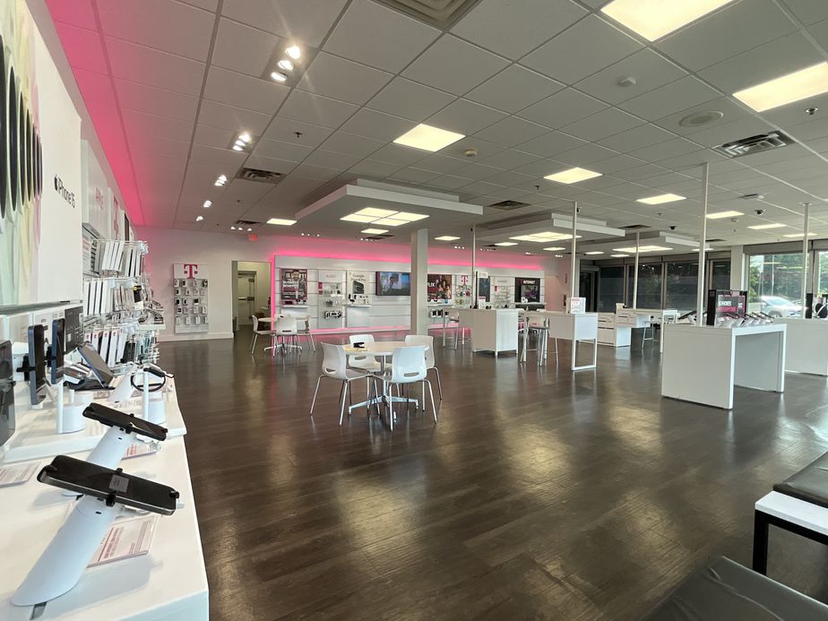 Interior photo of T-Mobile Store at W Edgar Rd & Sylvan St, Linden, NJ