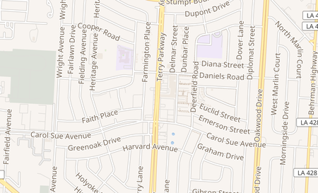 map of 651 Terry Pkwy. #111 Gretna, LA 70056