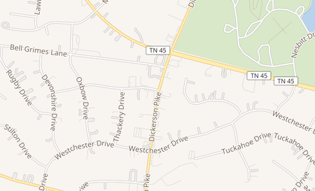 map of 3858 Dickerson Pike Nashville, TN 37207