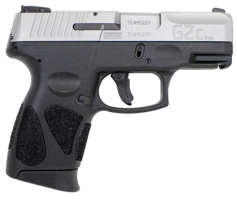 Taurus G2C Stainless/Black 9mm 12rd 3.2