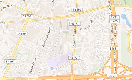 map of 2956 Gallows Road Falls Church, VA 22042