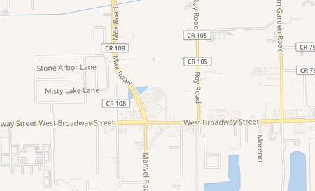 map of 7121 Broadway St Pearland, TX 77581