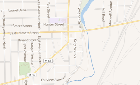 map of 738 Capital Ave NE Battle Creek, MI 49017