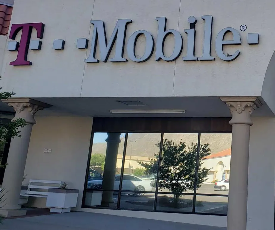 Exterior photo of T-Mobile store at Century Plaza Retail, El Paso, TX