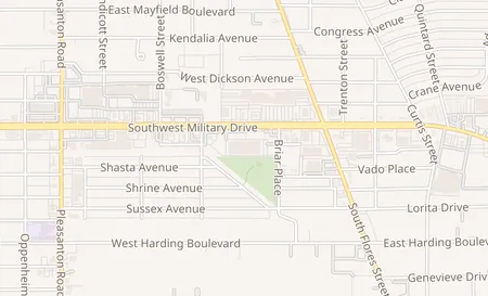 map of 238 SW Military Dr, Ste 105 San Antonio, TX 78221
