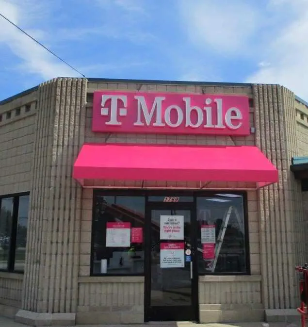 Exterior photo of T-Mobile store at S Cedar St & E Borland Rd, Imlay City, MI