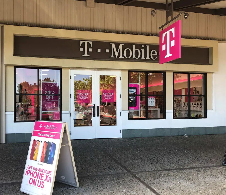 Exterior photo of T-Mobile store at Del Monte Center & Munras Ave, Monterey, CA