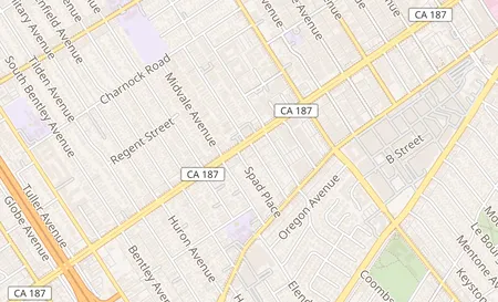 map of 10826 Venice Blvd 104 Culver City, CA 90232