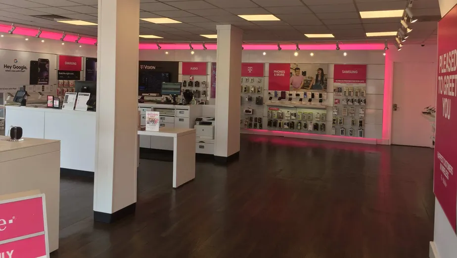 Interior photo of T-Mobile Store at New York Ave & E Carver St, Huntington, NY