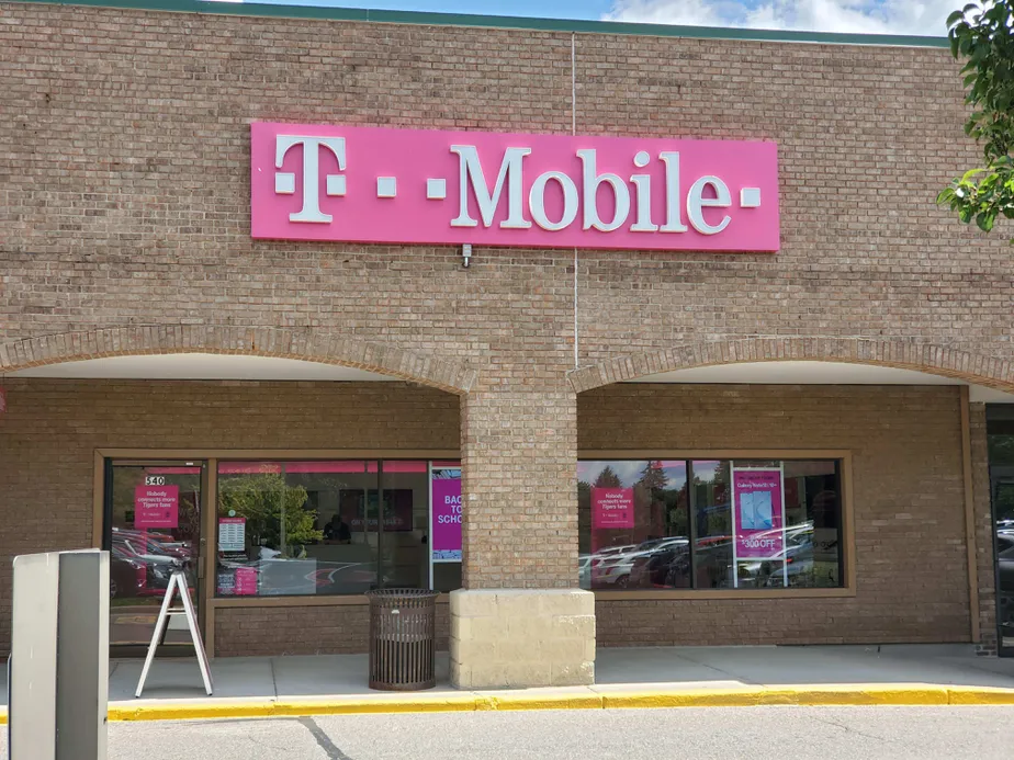 Exterior photo of T-Mobile store at Highland Ave & W Commerce St, Milford, MI
