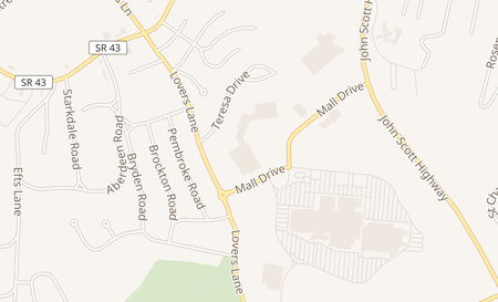 map of 4265 Mall Dr Steubenville, OH 43952