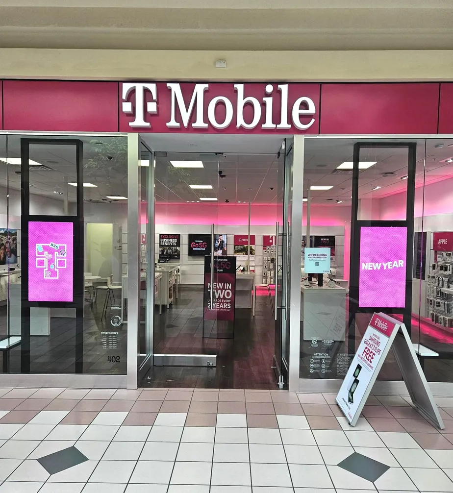 Exterior photo of T-Mobile Store at Greece Ridge Mall, Rochester, NY