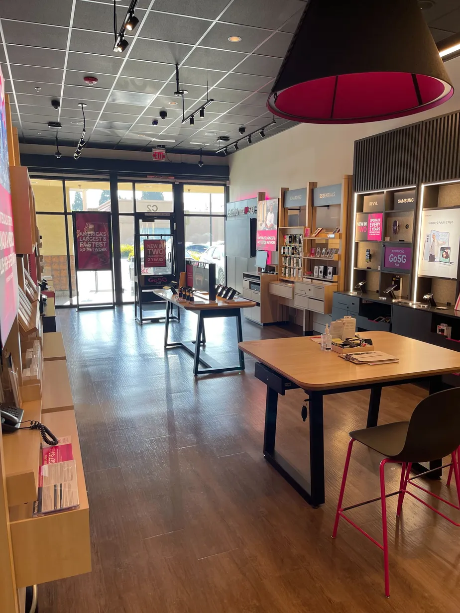 Interior photo of T-Mobile Store at Katella & Euclid, Anaheim, CA