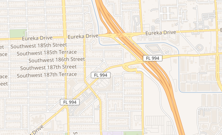 map of 11340 Quail Roost Dr Miami, FL 33157