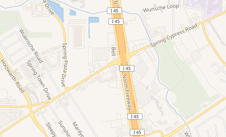 map of 1535 Spring Cypress Rd Spring, TX 77388