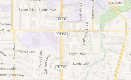 map of 618 W Park Row Dr. Arlington, TX 76010