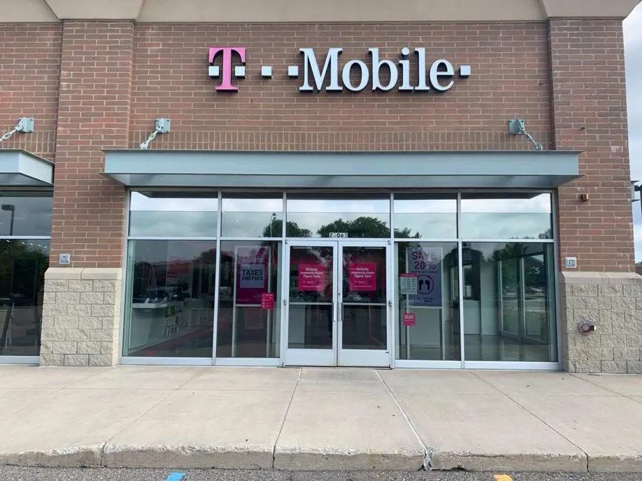Exterior photo of T-Mobile store at M-39 & Outer Dr, Allen Park, MI