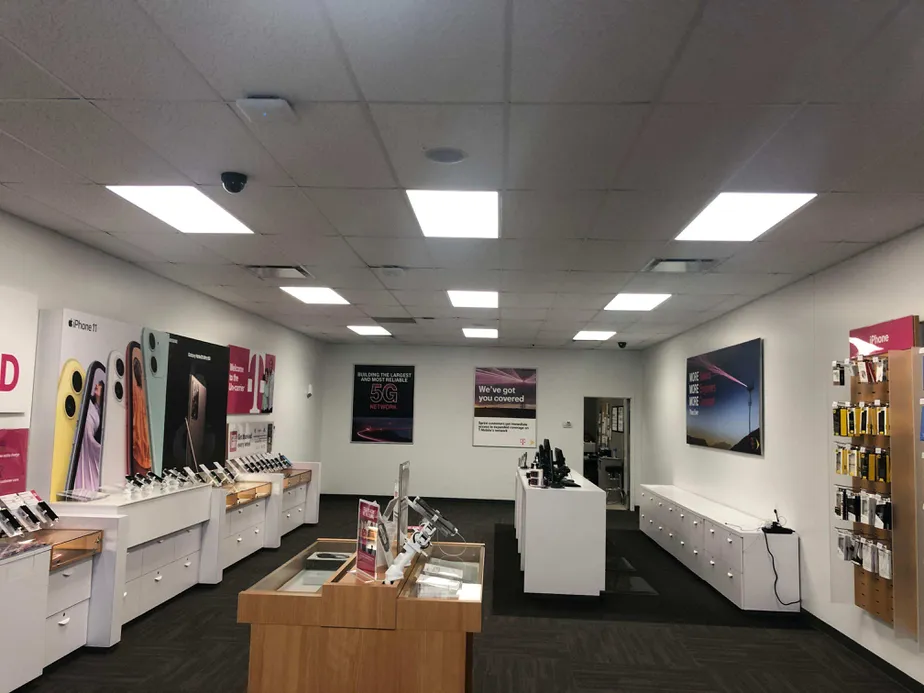 Interior photo of T-Mobile Store at S Main St & E South Ave, Maryville, MO