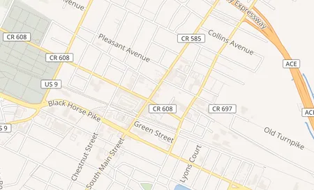 map of 26 N Main Street Pleasantville, NJ 08232