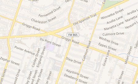 map of 4438 Griggs Rd A Houston, TX 77021