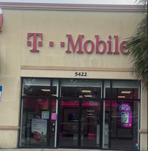 Exterior photo of T-Mobile Store at Orange Blossom & Winter Rose, Orlando, FL