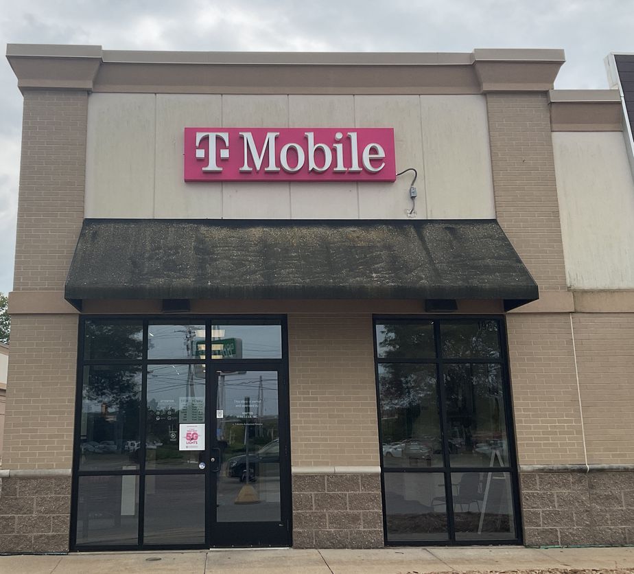 Exterior photo of T-Mobile Store at W Grand River Ave & Marsh Rd, Okemos, MI