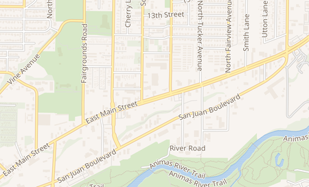 map of 1698 Rio Bravo Blvd SW Albuquerque, NM 87105