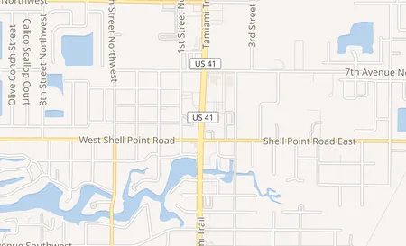 map of 323 US Hwy 41 Ruskin, FL 33570