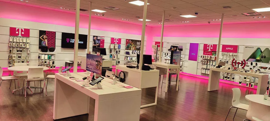 Interior photo of T-Mobile Store at Mall at Prince George's, Hyattsville, MD