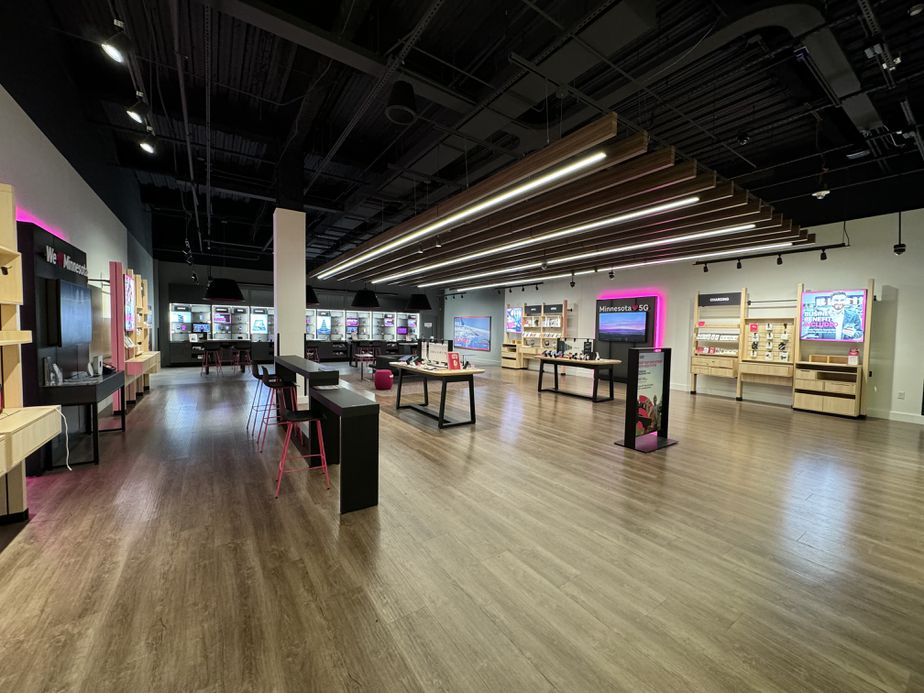 Interior photo of T-Mobile Store at Mall of America, Bloomington, MN
